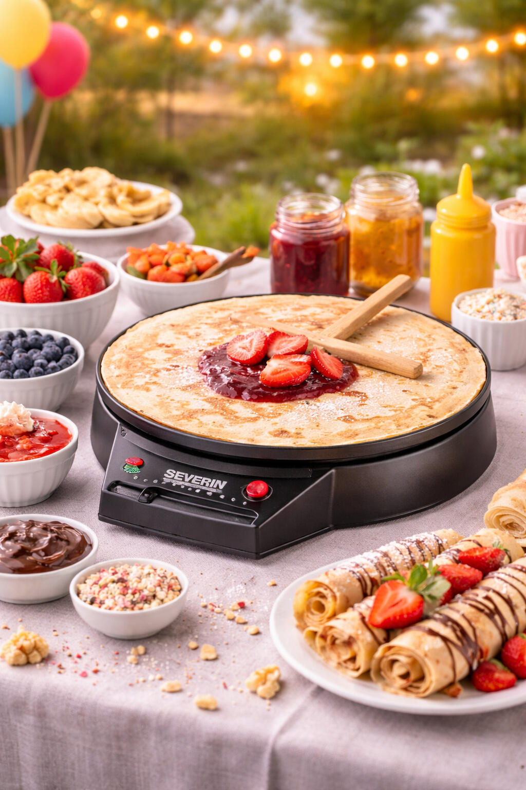 Crepes-Maker – Verleih Crepes-Platte mieten in Nürnberg – frische Crepes